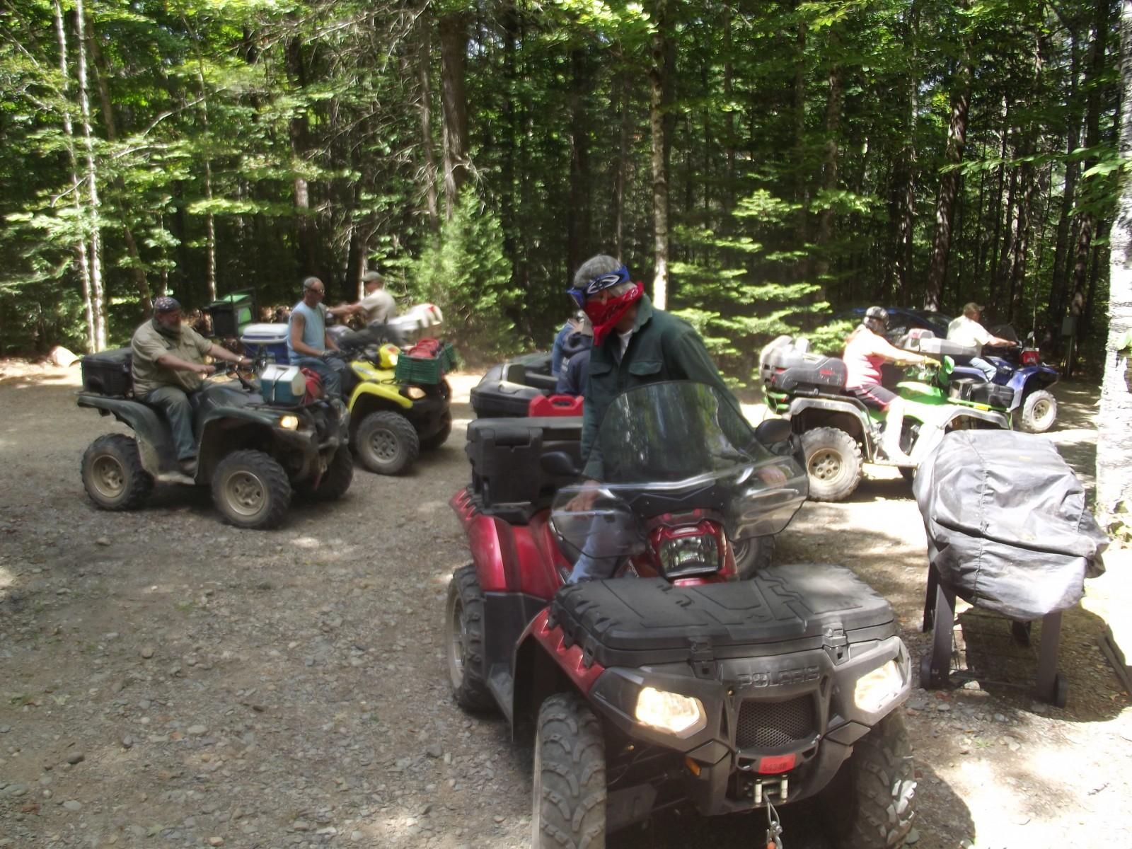 Sleeping Bear Campground grounds in summer