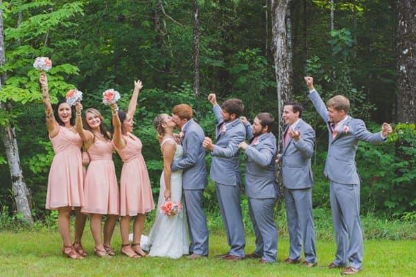 An outdoor wedding at Sleeping Bear
